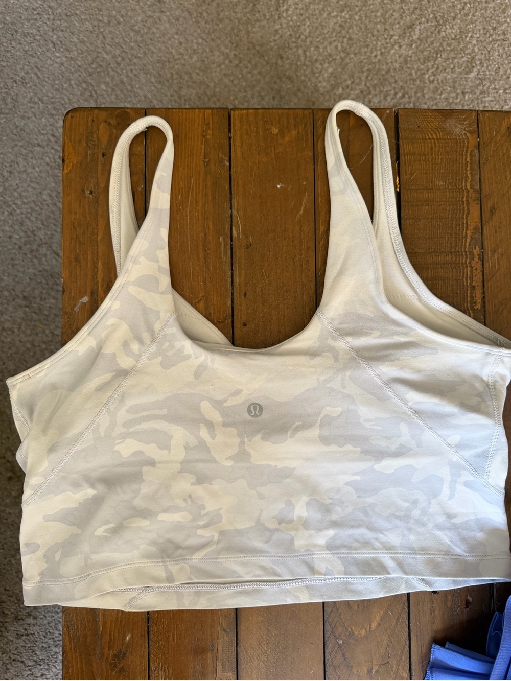 lululemon athletica White Camouflage Light-Support Sports Bra
